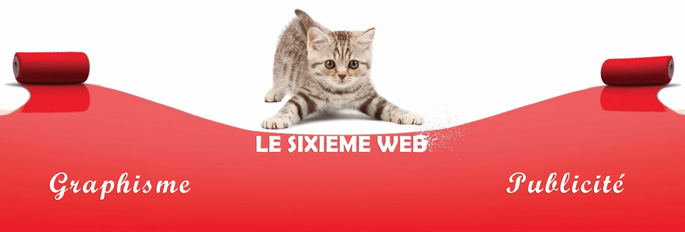 Le sixième web Graphisme et publicité chat